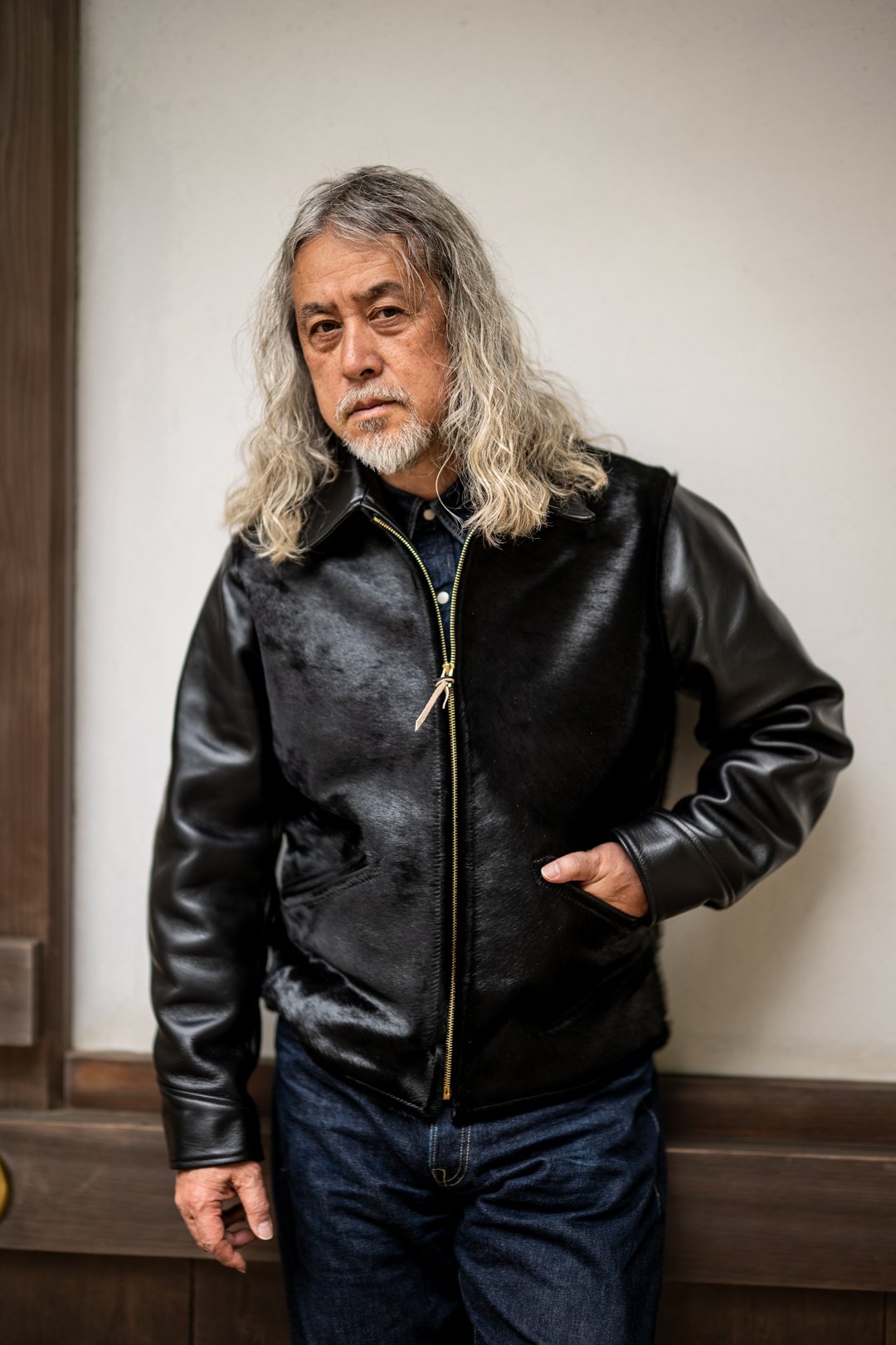 Boncoura horsehide RIDE jacket worn, from the brand blog