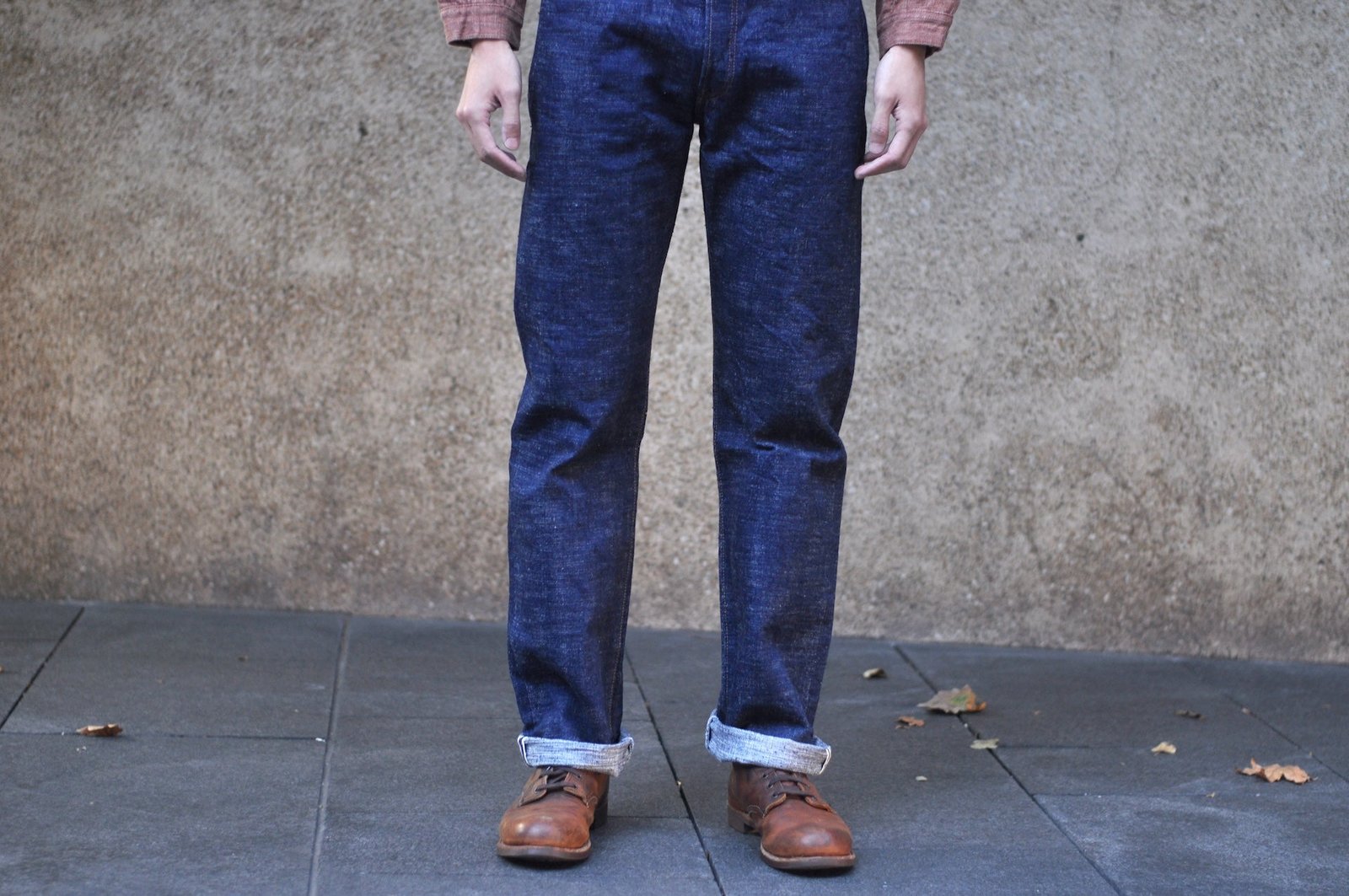 Studio D'Artisan 16oz indigo Extreme-Slub regular straight selvedge jeans